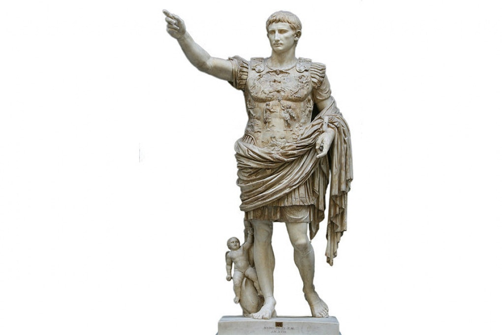                                                                                                          Ottaviano Augusto, primo imperatore romano.