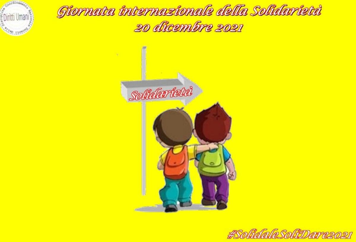 Il Coordinamento Nazionale dei Docenti della disciplina dei Diritti Umani, in occasione della XXVI Giornata internazionale della solidarietà - 