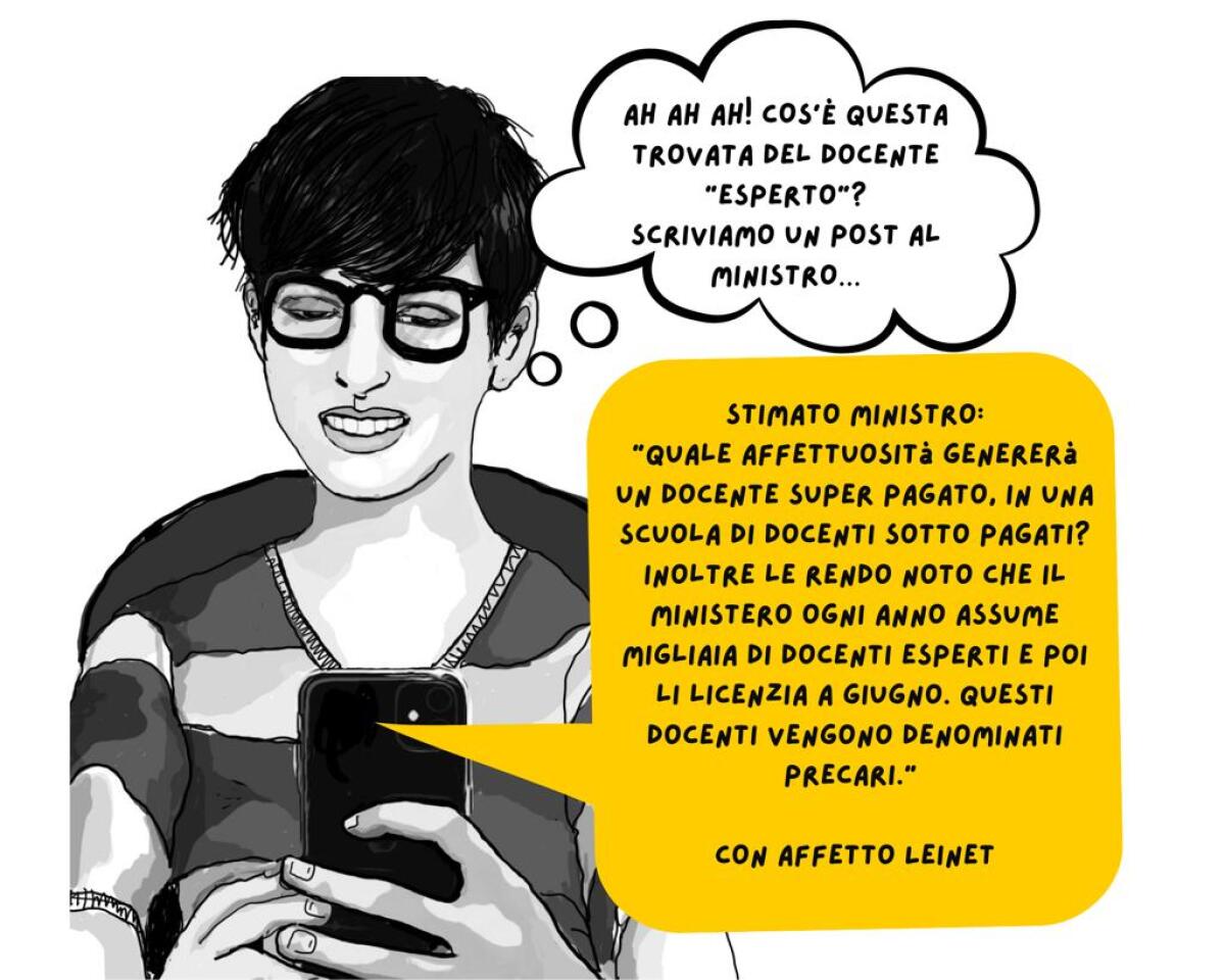 LEINET sostiene la petizione “ Stralciare la norma sul docente esperto, lede la dignità della professione docente” - 