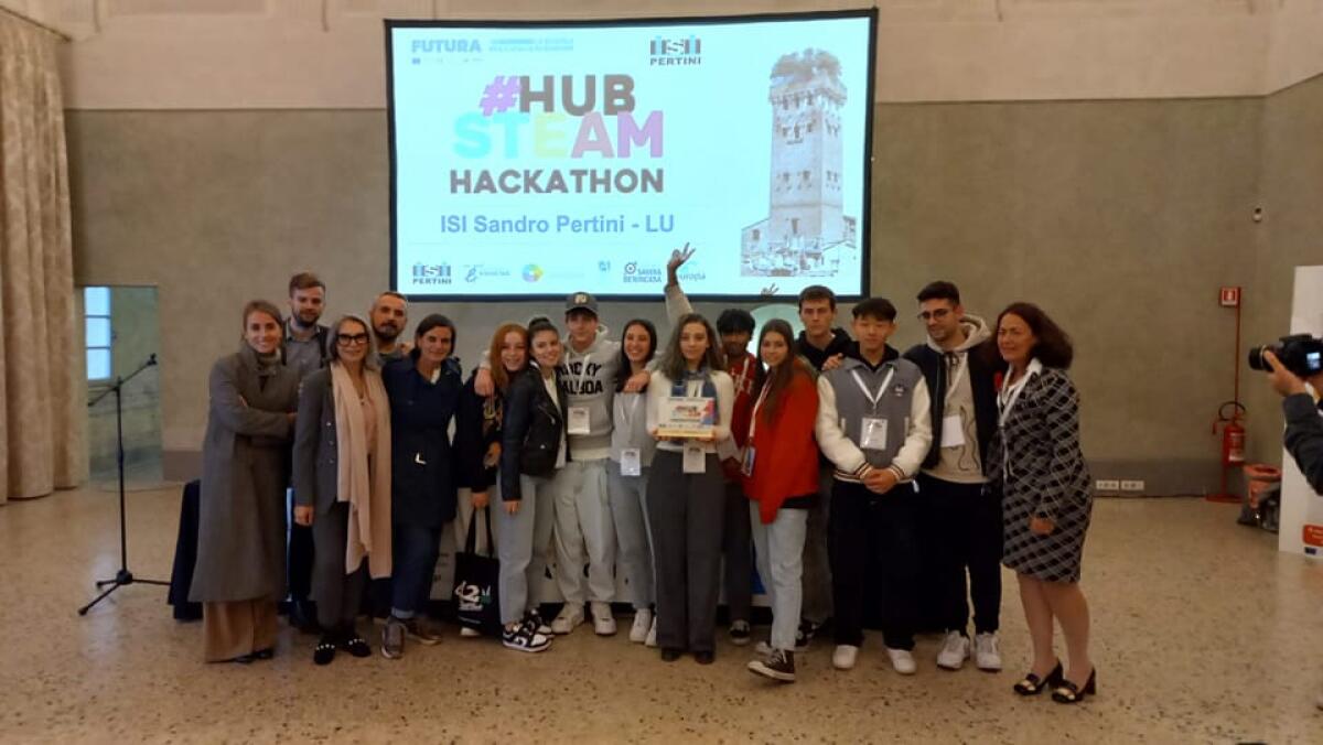 Contest #HUBSTEAM – Hackathon Regione Toscana dal tema “Come valorizzare e preservare il patrimonio storico-artistico locale grazie all'utilizzo consapevole, etico e sostenibile delle tecnologie”: primo classificato ISI Pertini di Lucca con la proposta pr - 