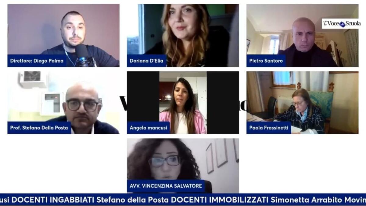 Tavolo Plenario con il Sottosegretario all'Istruzione e al Merito Paola Frassinetti -