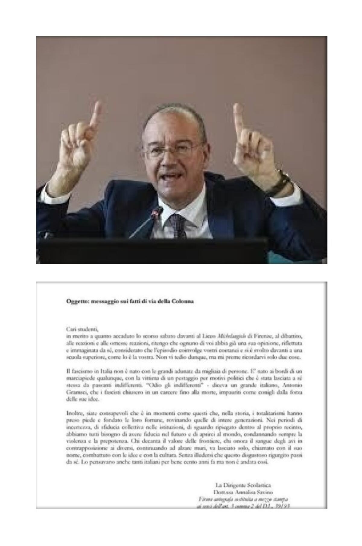 Il PSI esprime solidarietà alla Dirigente Scolastica Savino e perplessità sulla reazione del Ministero - 