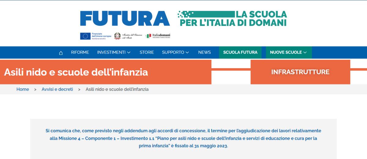 PNRR, Bucalo (Fdi): "Piano per asili nido e scuole dell'infanzia e servizi di educazione e cura per la prima infanzia", un riconoscimento importante del lavoro svolto dal ministro Valditara - 