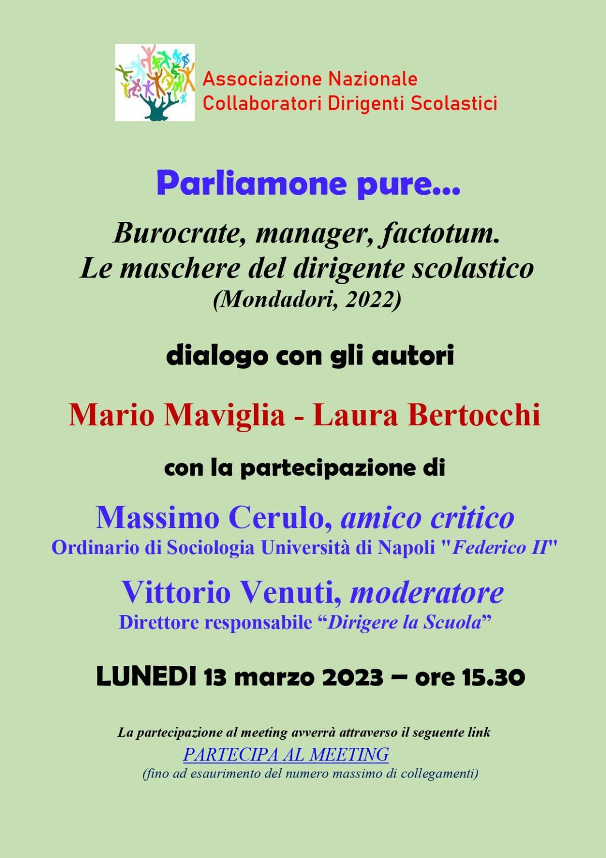ANCoDiS: Meeting “Parliamone pure”. Dialogo con l’autore -