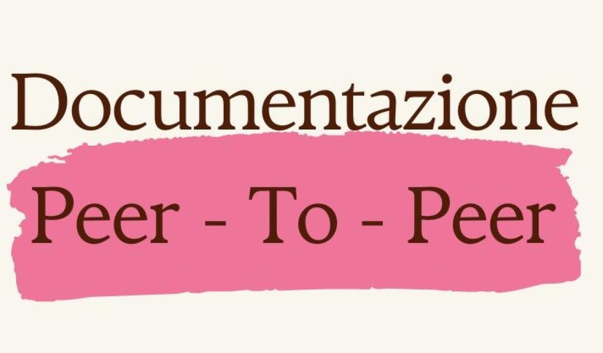 Documentazione peer - to - peer -