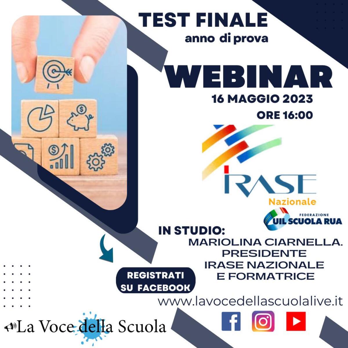 Anno di prova e formazione, il primo webinar formativo e gratuito de La Voce della Scuola e Irase - 