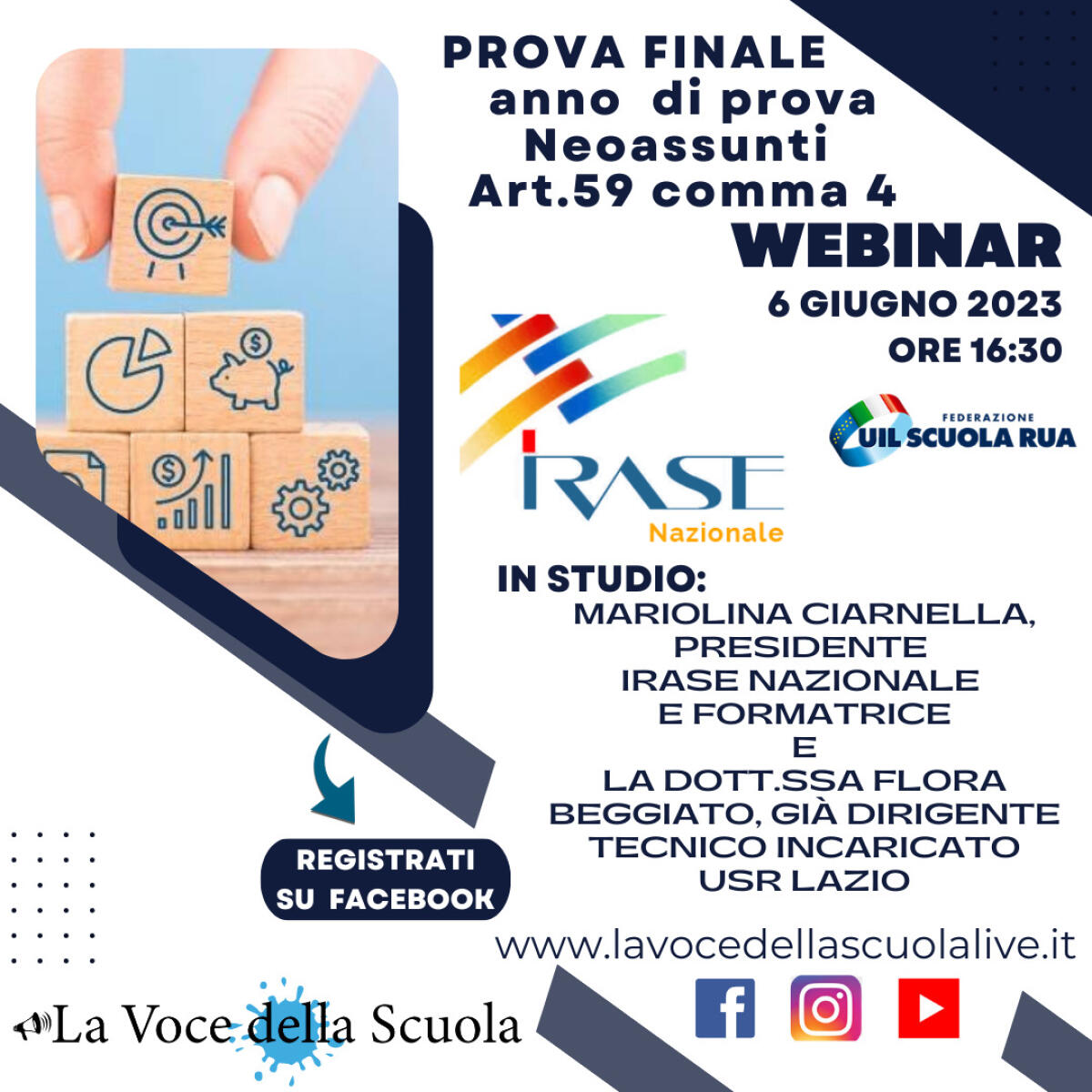 WEBINAR PROVA FINALE anno di prova Neoassunti art.59 comma 4 -