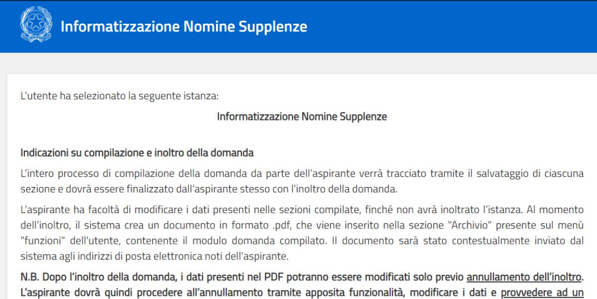 Supplenze docenti 2023 e GPS, apertura delle funzioni per la presentazione delle istanze di partecipazione alle procedure di attribuzione dei contratti a tempo determinato - 