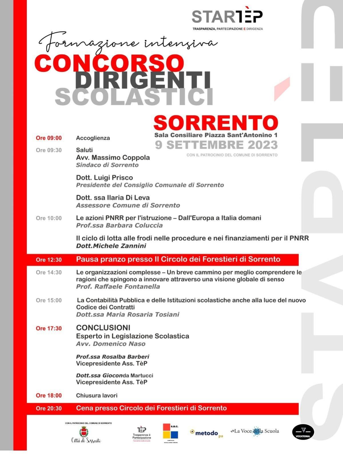 Giornata di formazione organizzata dall'associazione “Scuola – Trasparenza è Partecipazione – l’accento sulla scuola” -