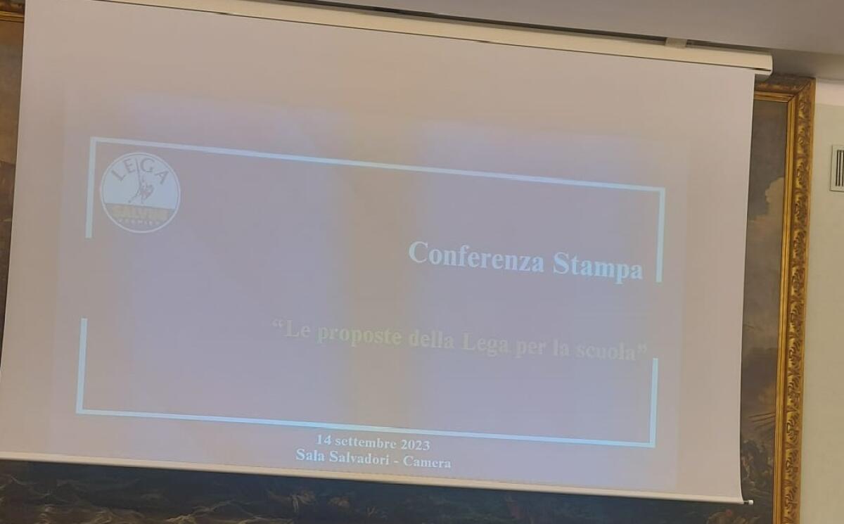La Lega e la scuola. Report sulla conferenza stampa -