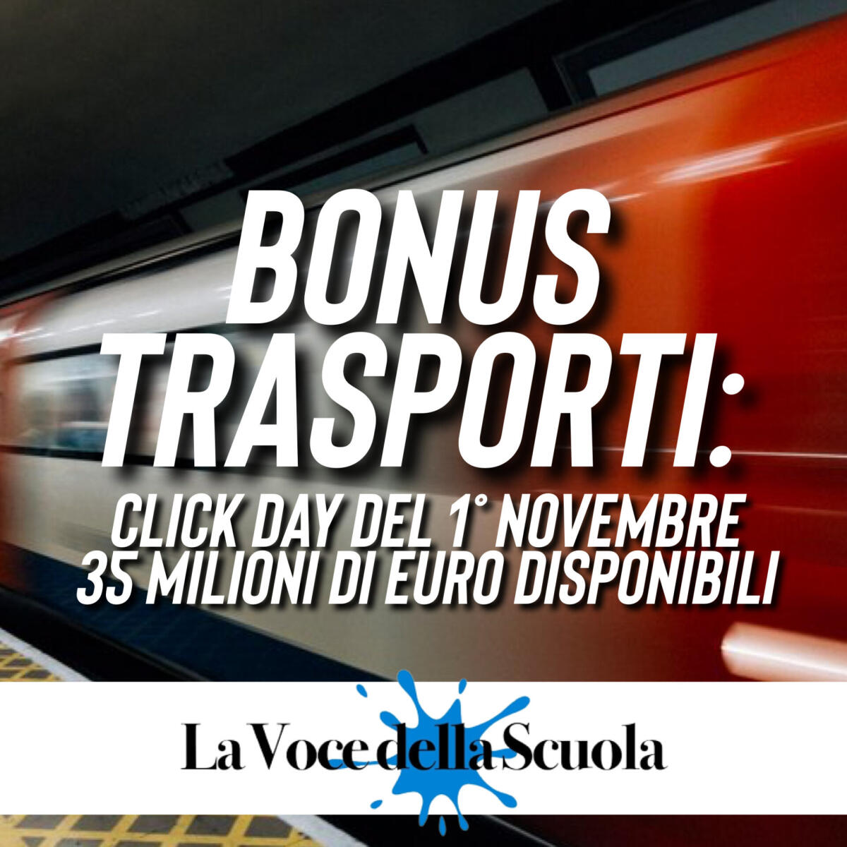 Bonus Trasporti: Click Day del 1° novembre 35 milioni di euro disponibili - 