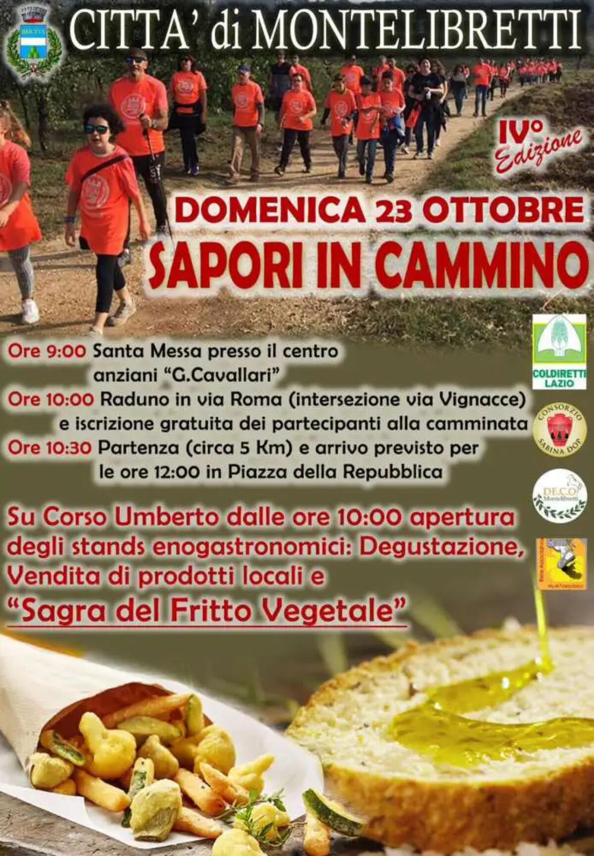 Montelibretti - Lungo i sentieri di San Francesco: al via la 5° edizione di Sapori in Cammino -