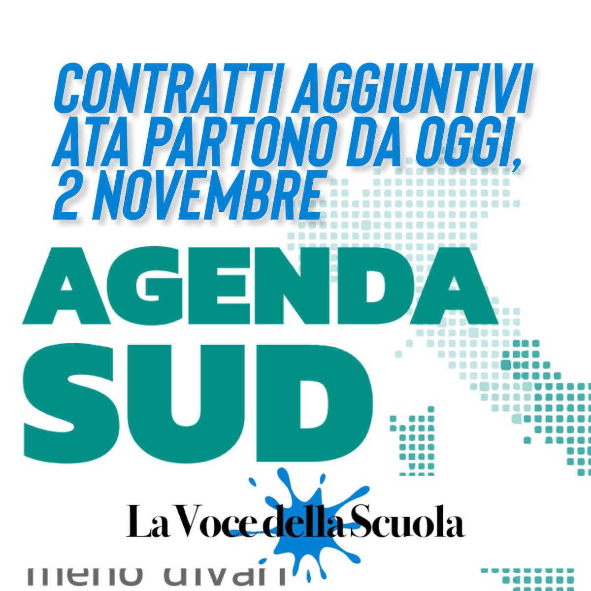 Contratti aggiuntivi ATA partono da oggi, 2 novembre -