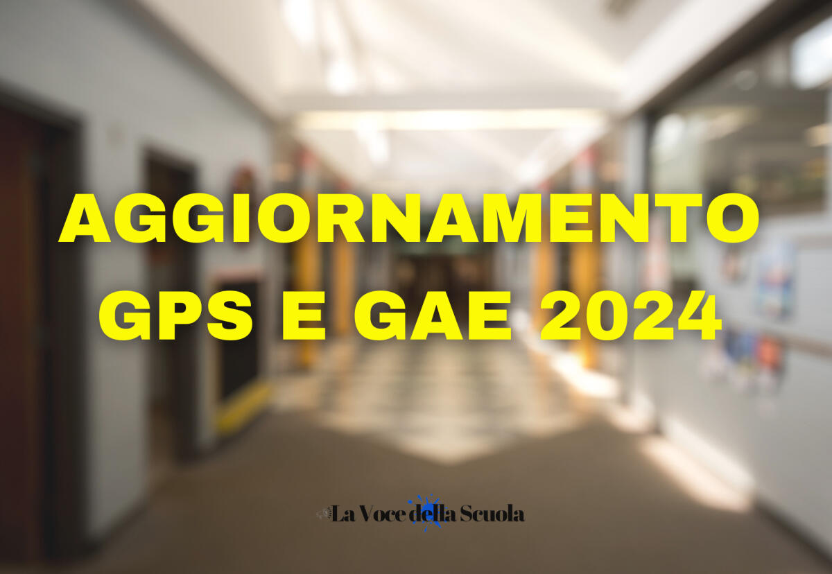 Anief annuncia la conferma aggiornamento GPS e GAE 2024 -
