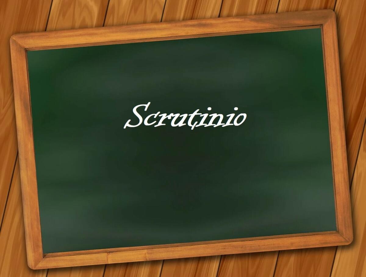 Scrutini primo quadrimestre. Un'attenzione particolare al verbale -