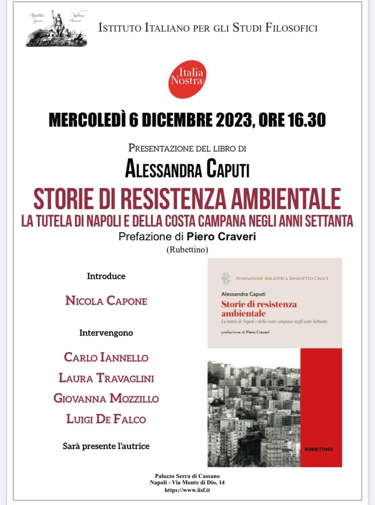 Storie di Resistenza Ambientale nella Napoli anni '70: presentazione del libro di Alessandra Caputi -