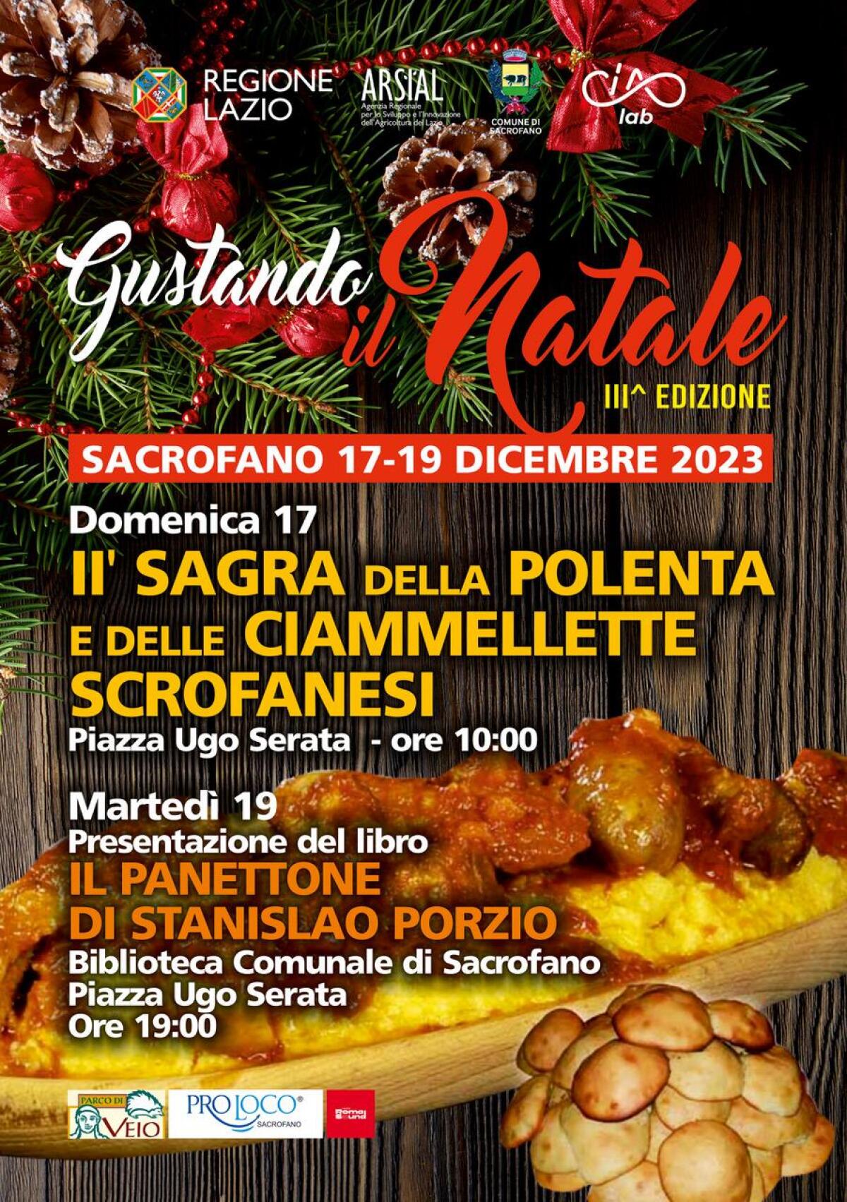 Tutto pronto a Sacrofano per la terza edizione di Gustando il Natale, -
