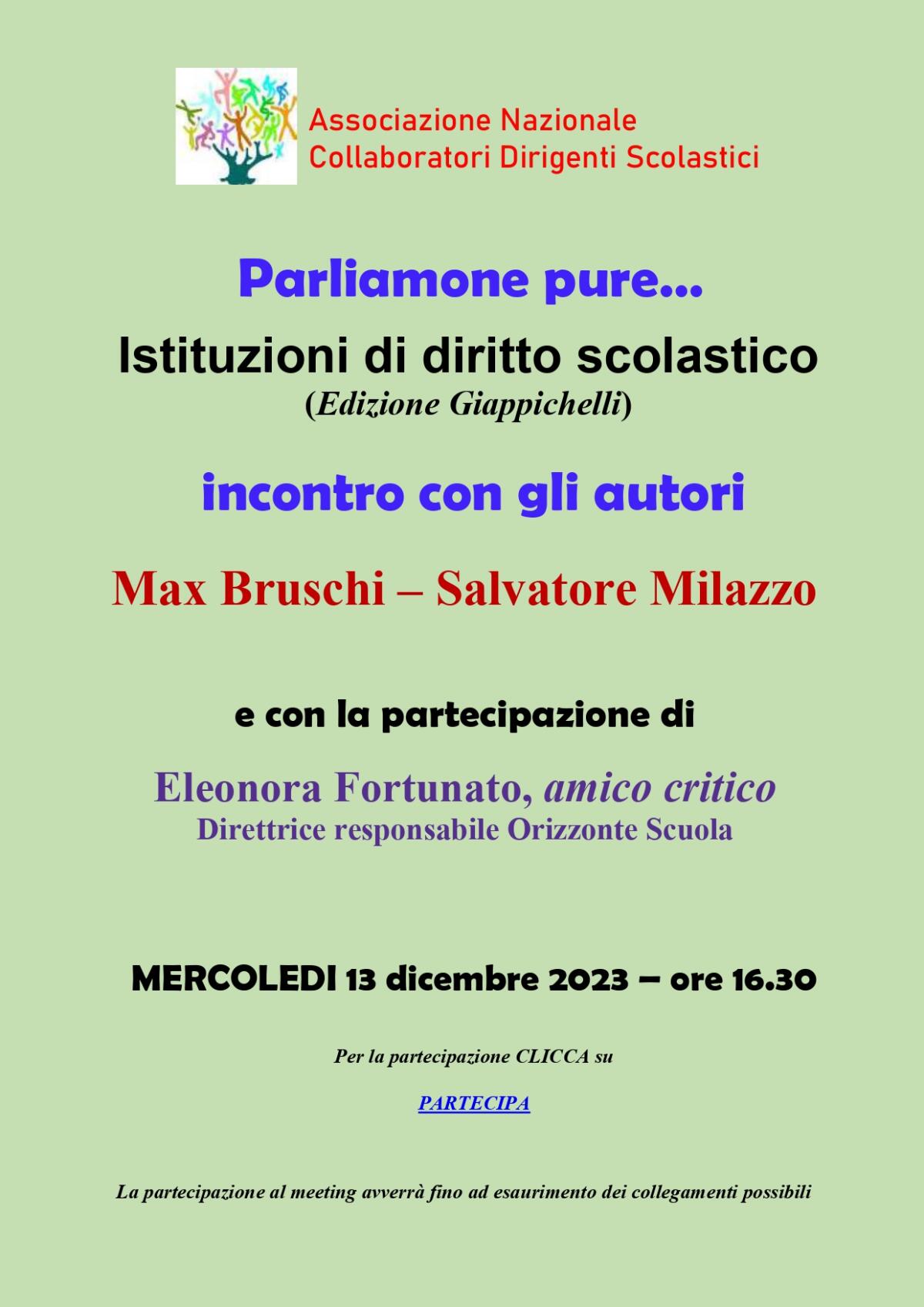 ANCoDiS: secondo appuntamento del meeting “Parliamone pure…incontro con l’autore” -