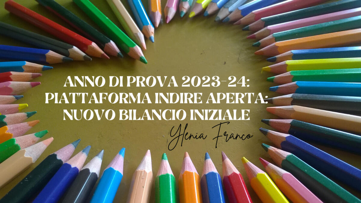 Piattaforma INDIRE aperta: nuovo bilancio delle competenze -
