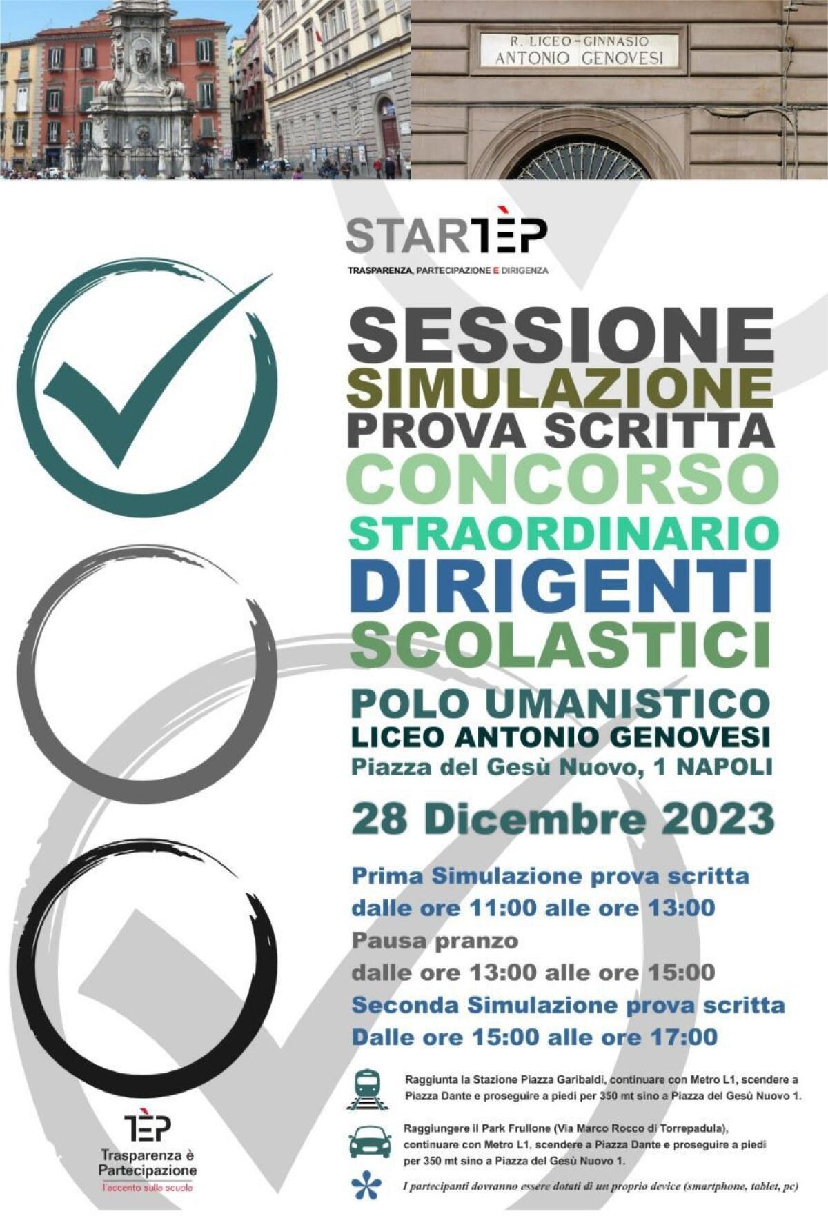 Preparati al successo: giornata di simulazione per il concorso straordinario dirigenti scolastici -
