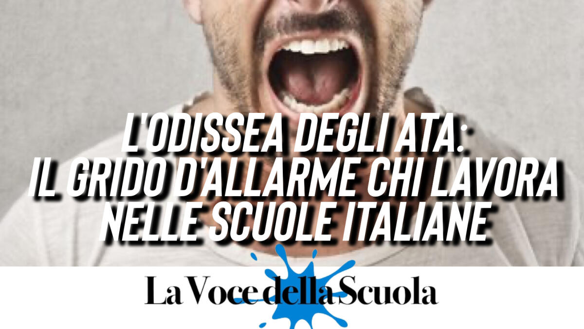 L'Odissea degli ATA: Il grido d'allarme chi lavora nelle scuole Italiane -