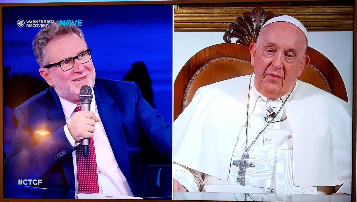 Papa Francesco da Fazio: sogno un inferno vuoto grazie al perdono, e' per tutti ma non sappiamo più chiederlo -