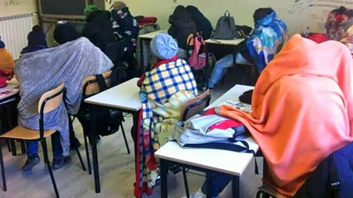 Aule fredde. La notizia sembra interessare pochissini - 