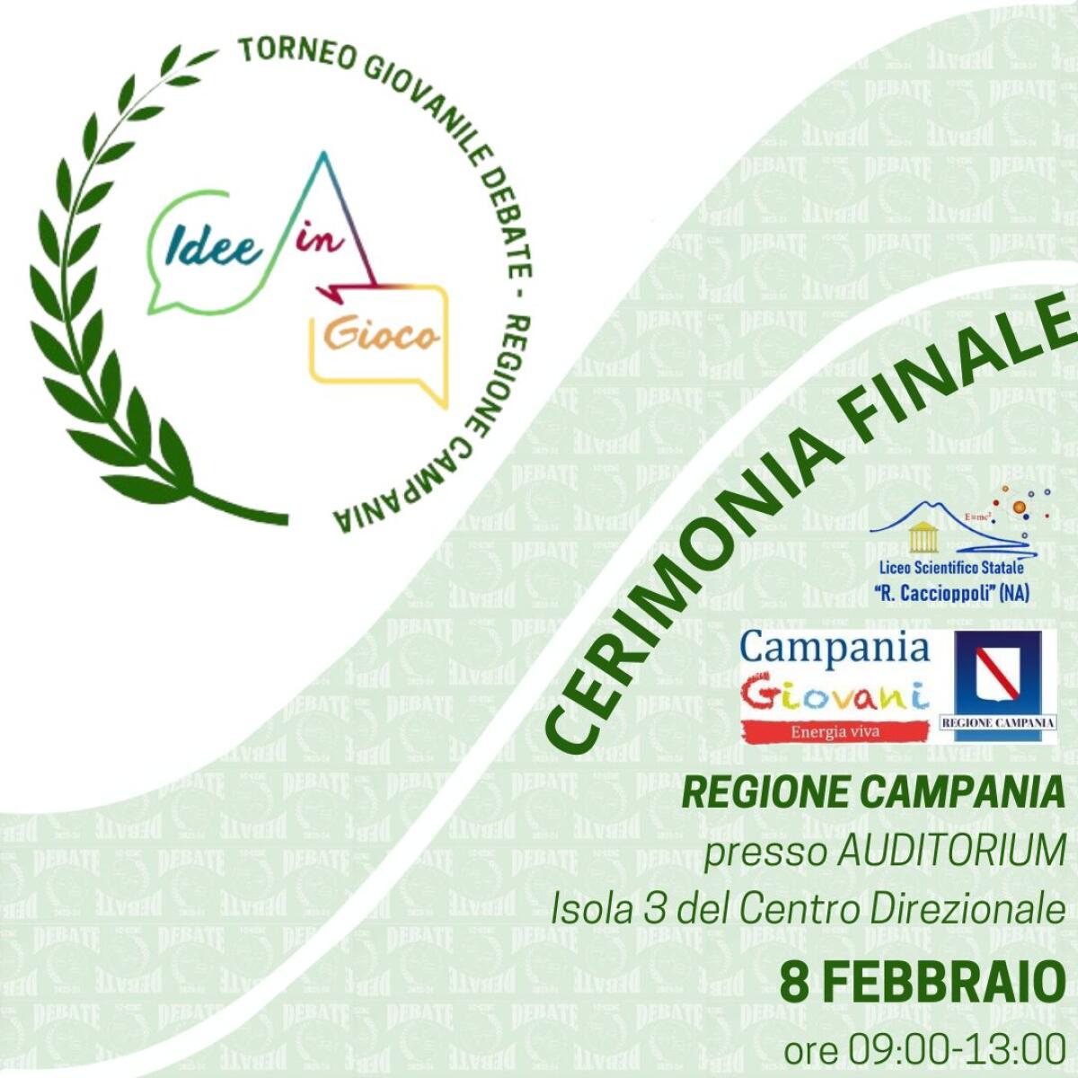 "Idee in gioco", cerimonia finale del progetto– miglioriamo la comunicazione con il DEBATE" - 