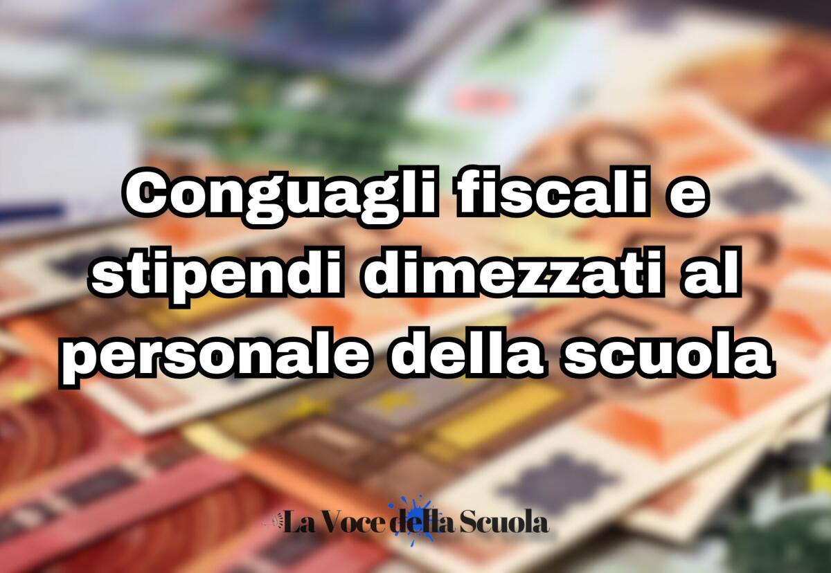 Conguagli fiscali e stipendi dimezzati al personale della scuola: il nostro esperto risponde -