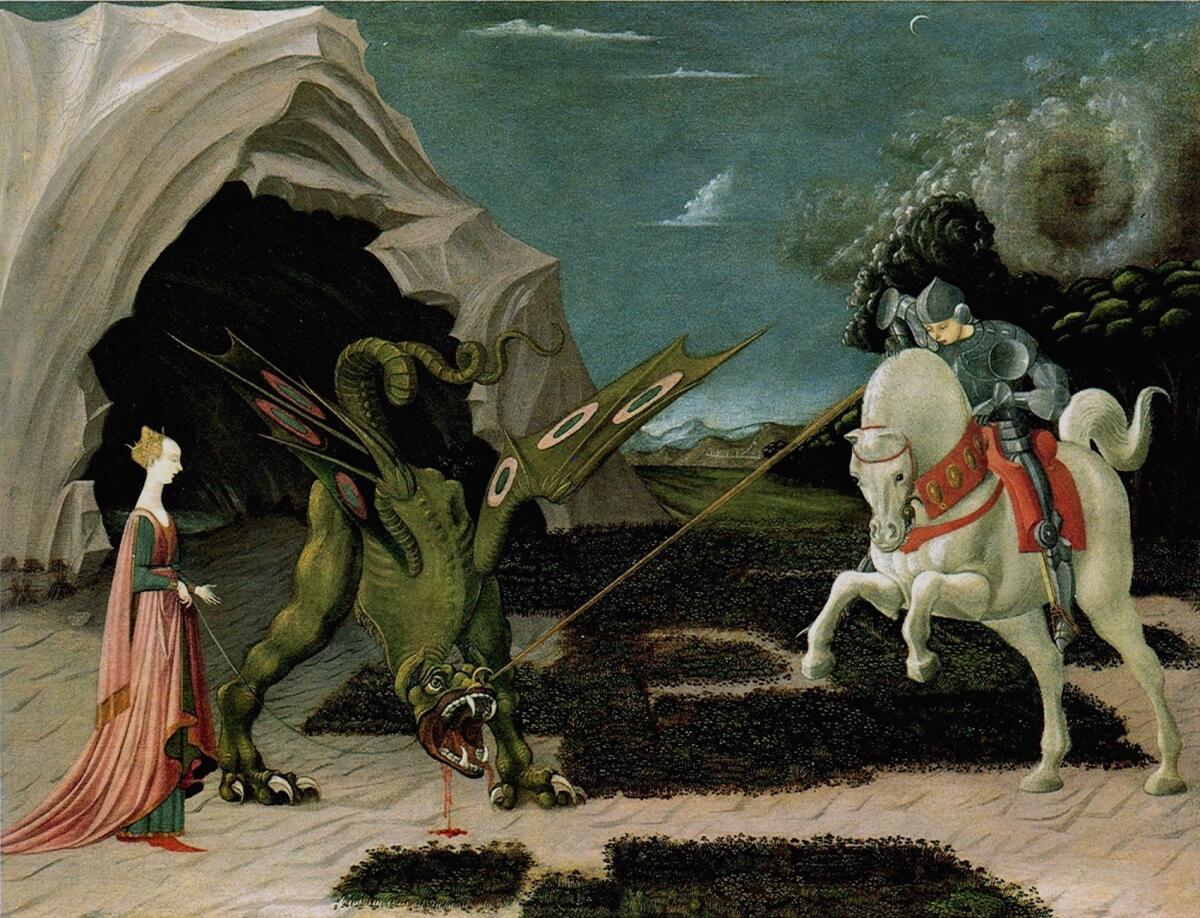 San Giorgio, il drago e la festa del libro -