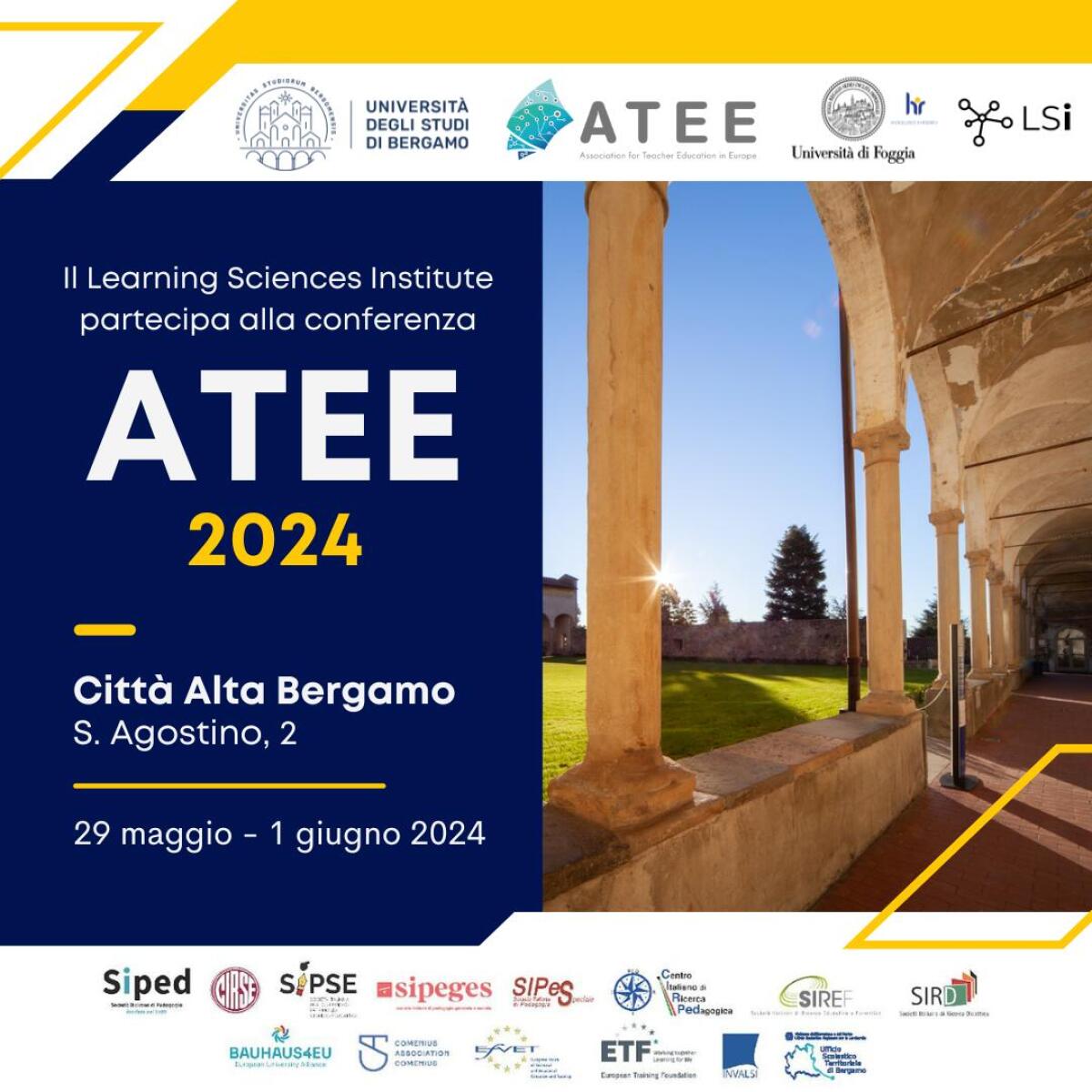 ATEE Spring Conference 2024: l’Unifg vola a Bergamo -
