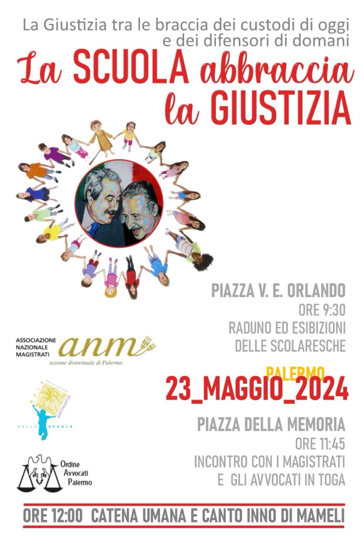 Palermo commemora la Strage di Capaci: Tre giorni di iniziative Antimafia nelle Scuole -