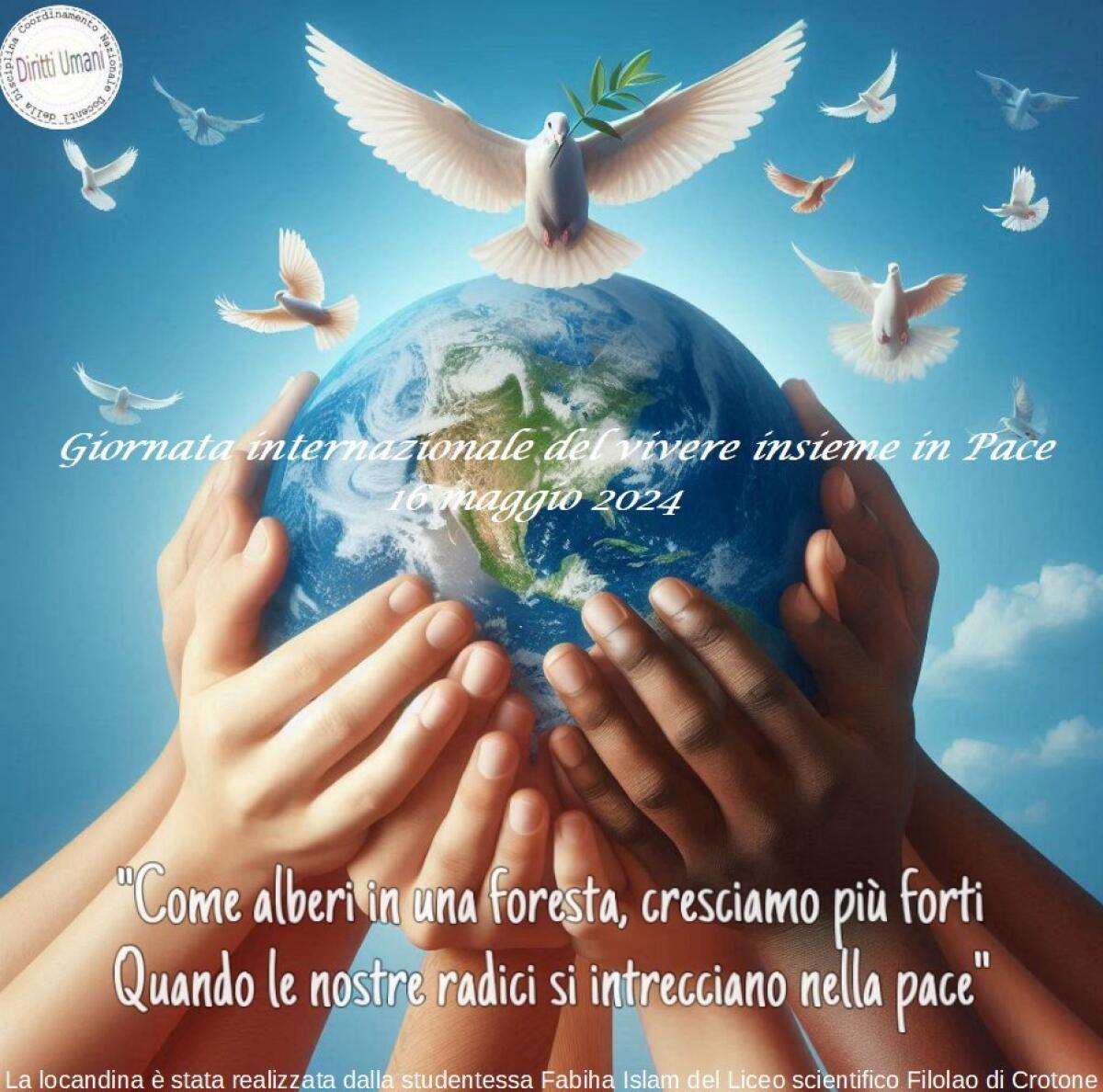 CNDDU, Iniziative per la Giornata internazionale del vivere insieme in Pace 2024 - 