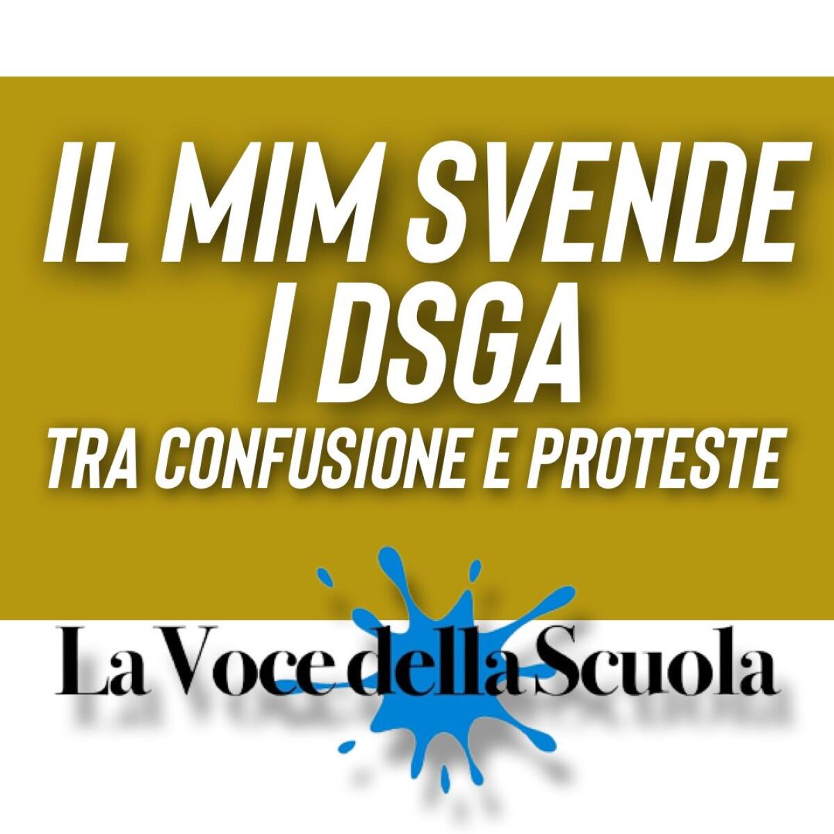 Il MIM svende i DSGA: tra confusione e proteste - 