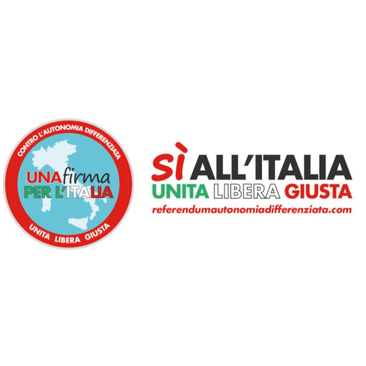Parte la raccolta firme online per Referendum sull'Autonomia Differenziata:un'Italia Unita e Giusta - 