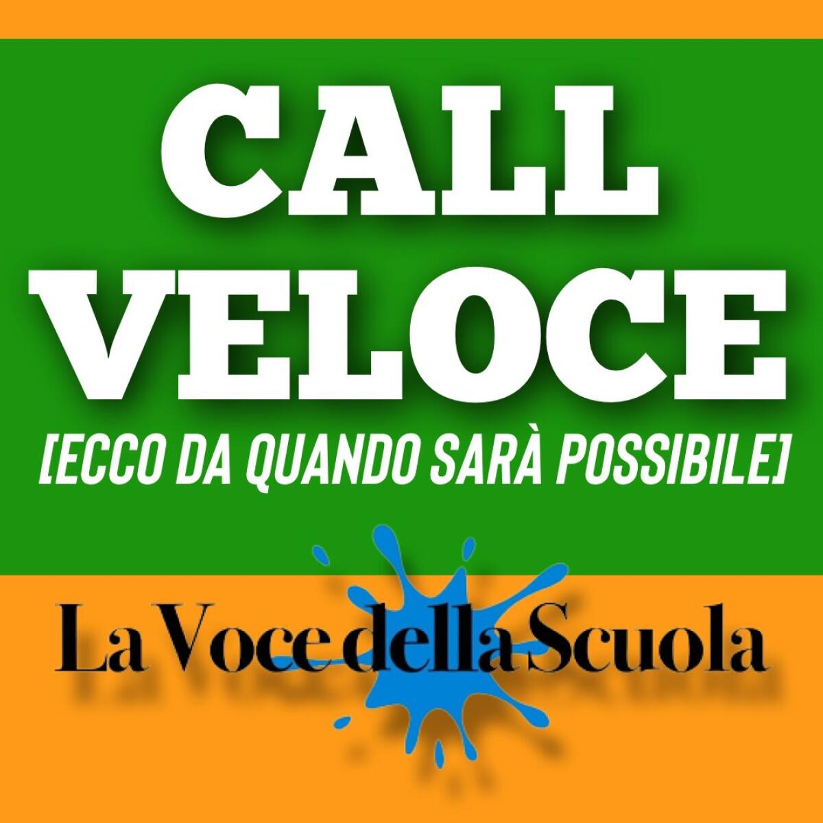 Call Veloce: Ecco da quando sarà possibile -