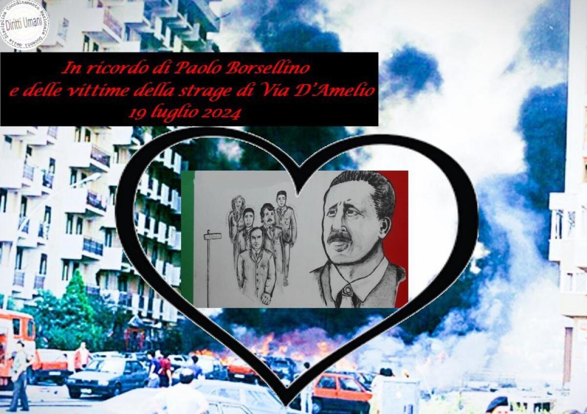 32° Anniversario della Strage di Via D'Amelio: Il ricordo di Paolo Borsellino e l'educazione alla legalità nelle scuole -