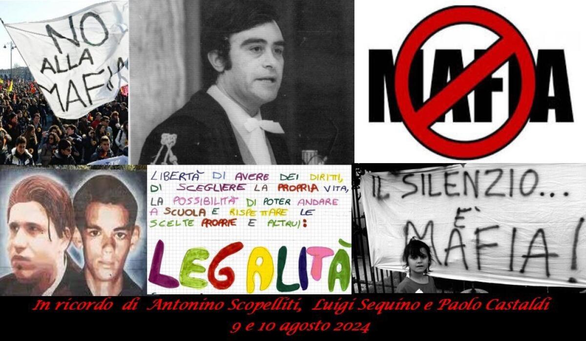 Il ricordo di Antonino Scopelliti, Luigi Sequino e Paolo Castaldi: La scuola come avamposto della Legalità - 
