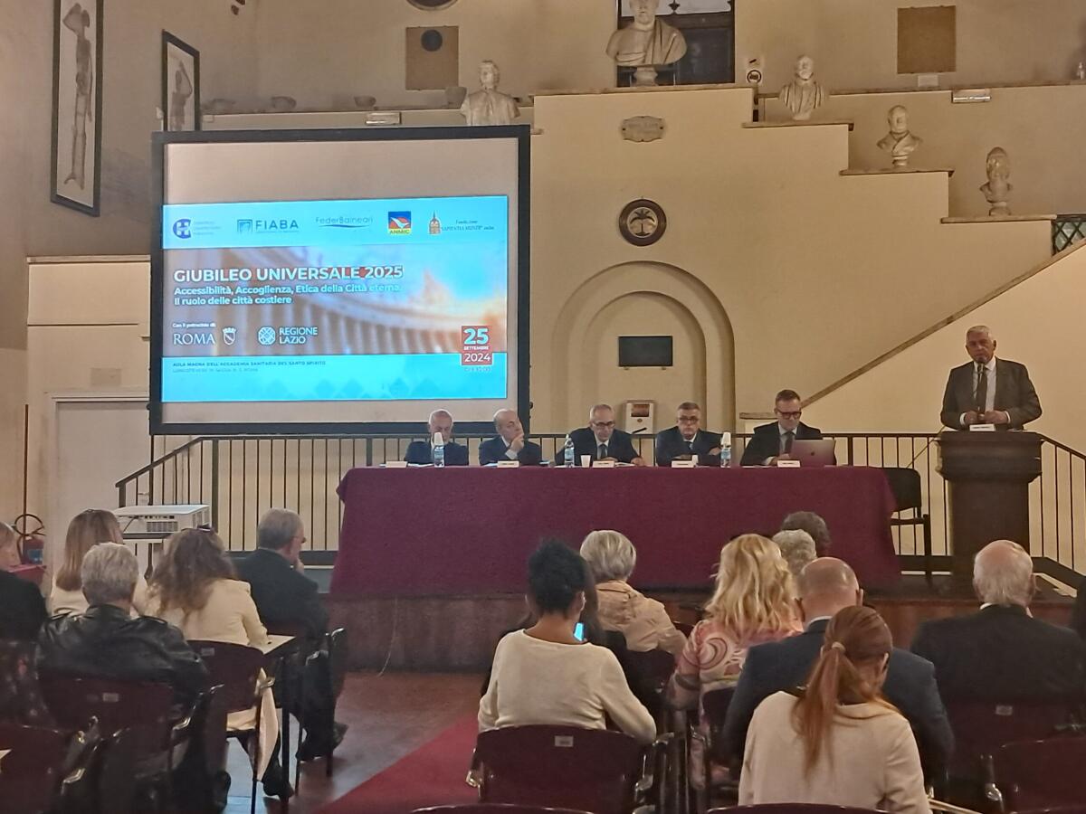 Convegno ‘Giubileo Universale 2025 – Accessibilità, accoglienza, etica della Città eterna, il ruolo delle città costiere -