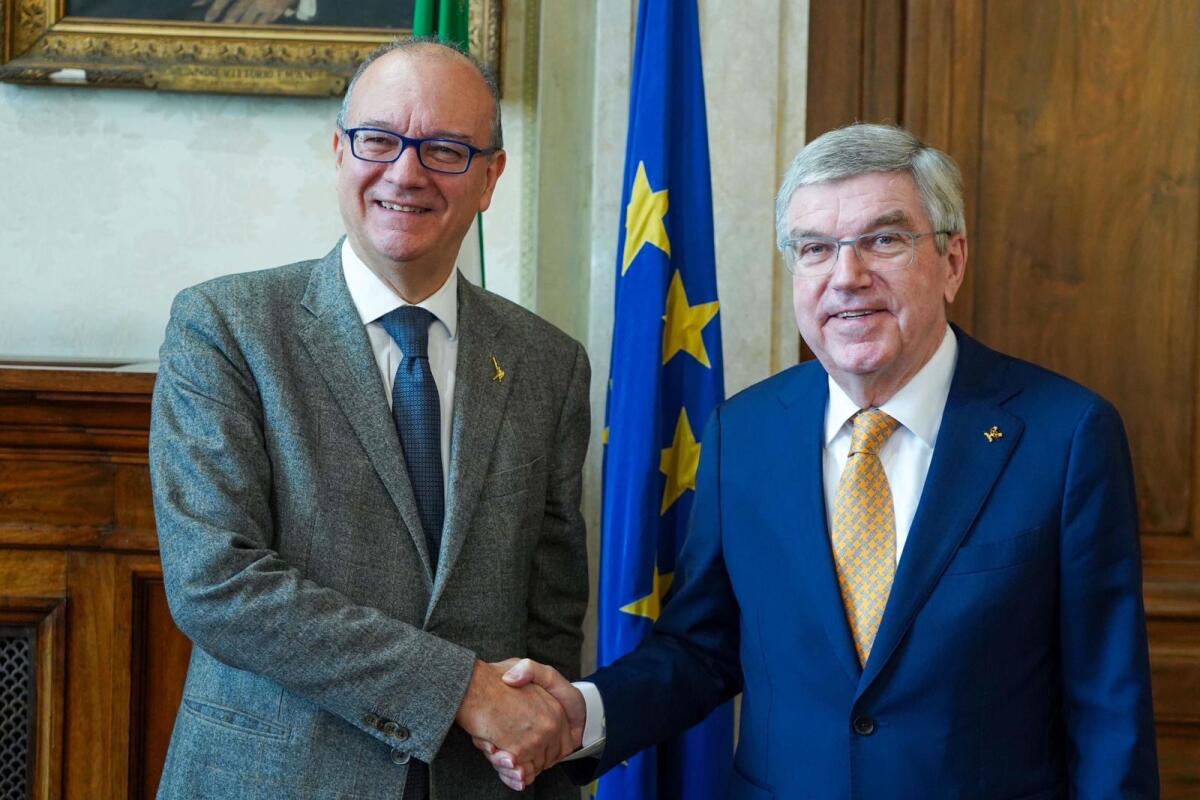 Valditara incontra Bach (CIO) al MIM: “Promuovere i valori olimpici nella scuola. Lo sport insegna il rispetto, la solidarietà e riduce la dispersione scolastica” -
