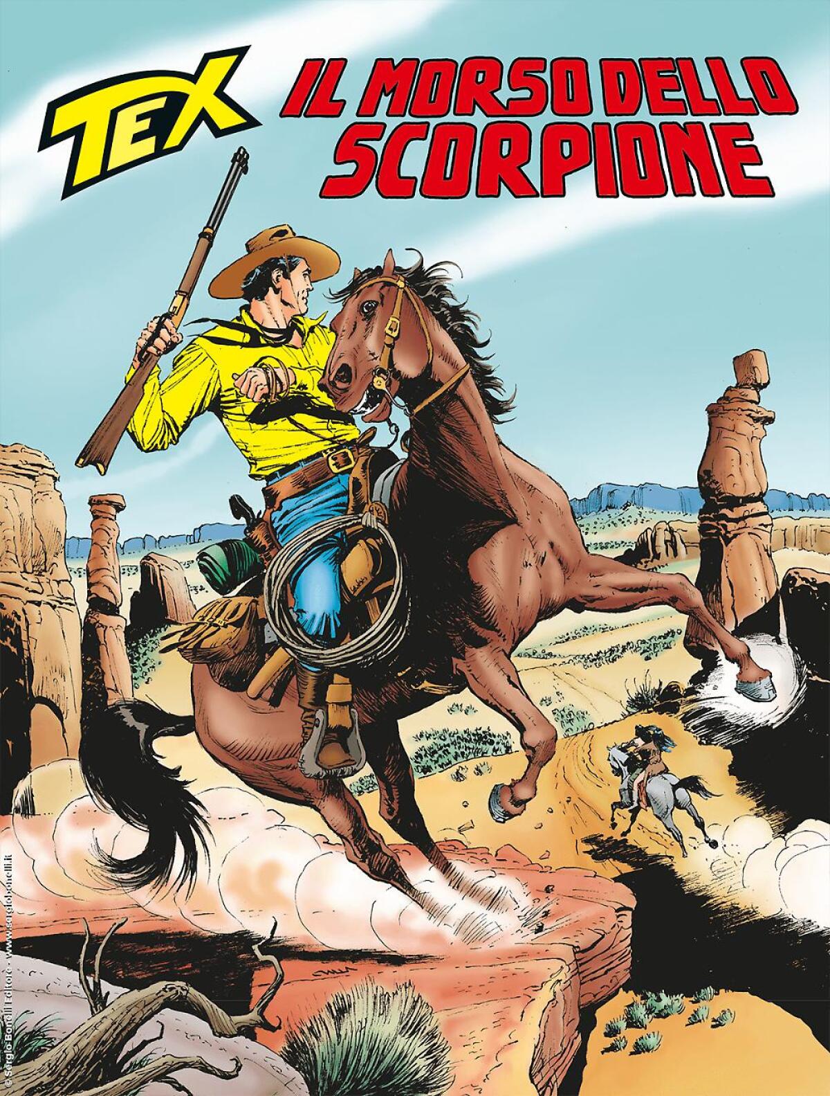 Tex - “Il morso dello scorpione”: l’amore “ai tempi del Far West” -