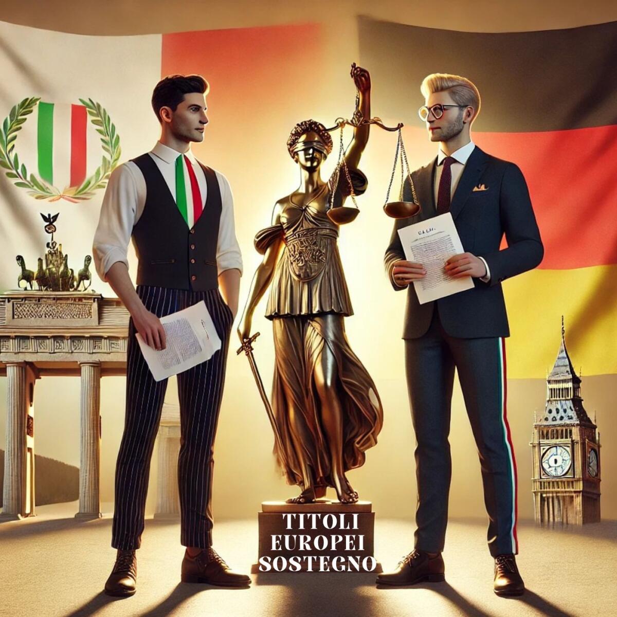 C’era una volta un italiano ed un tedesco. Italia vs Germania - titoli europei sul sostegno -