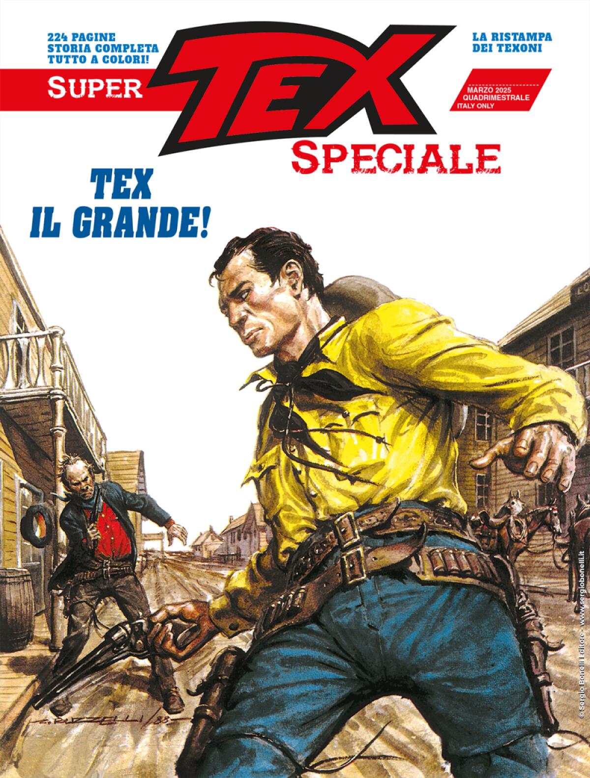Super Tex a Colori n.1 “Tex il Grande”: il fascino del selvaggio West -
