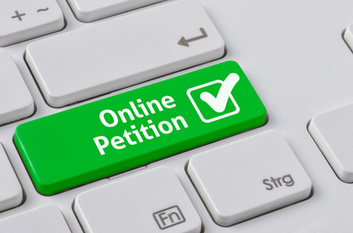Scuola, docente sostegno, Gilda: con petizione superate 5mila firme in pochi giorni - A keyboard with a green button - Online Petition