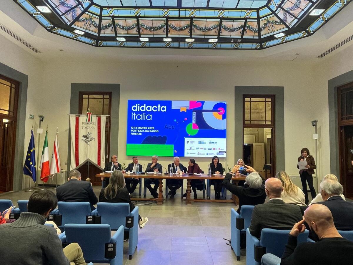 Presentata stamani DIDACTA ITALIA 2025, dal 12 al 14 marzo alla Fortezza da Basso - 