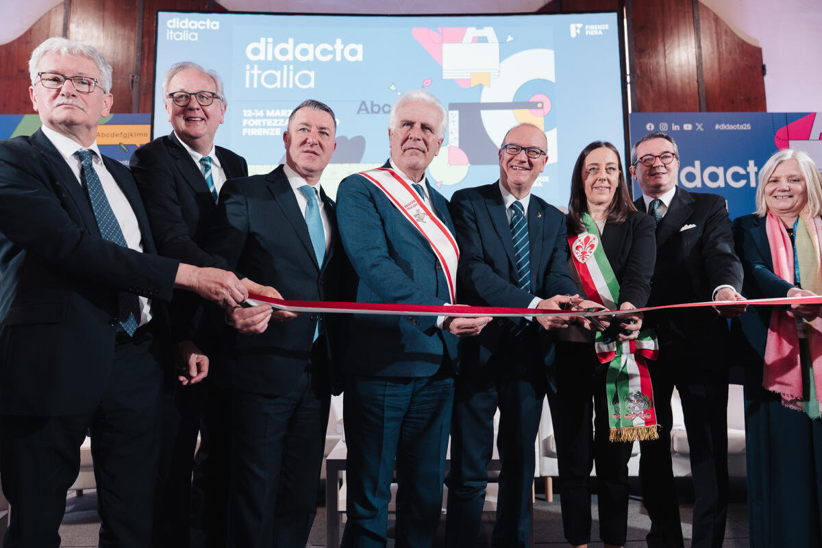 Partenza in grande stile dell’11°edizione di DIDACTA ITALIA, fino a venerdì (14 marzo) alla Fortezza da Basso di Firenze -