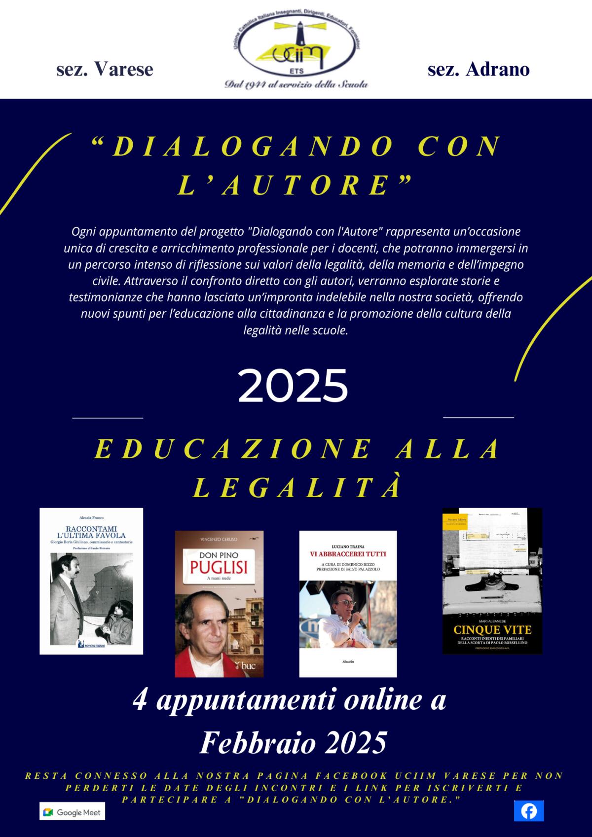 "Dialogando con l'Autore": un viaggio tra parole, memoria e legalità - 