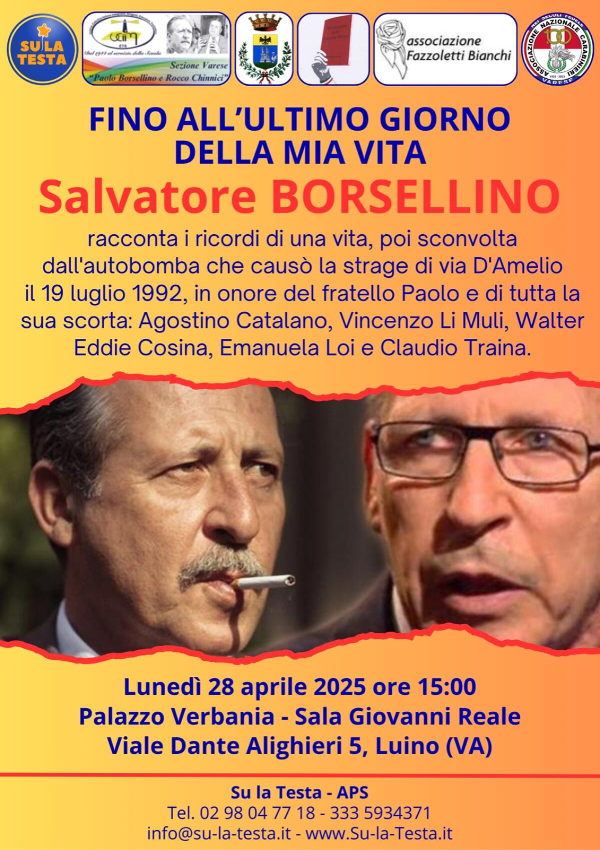 “FINO ALL’ULTIMO GIORNO DELLA MIA VITA” -