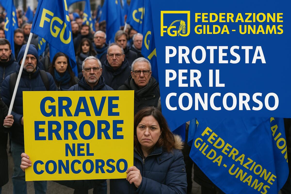 Concorso scuola. Gilda: grave errore nel quesito, chiediamo siano individuate responsabilita' - 
