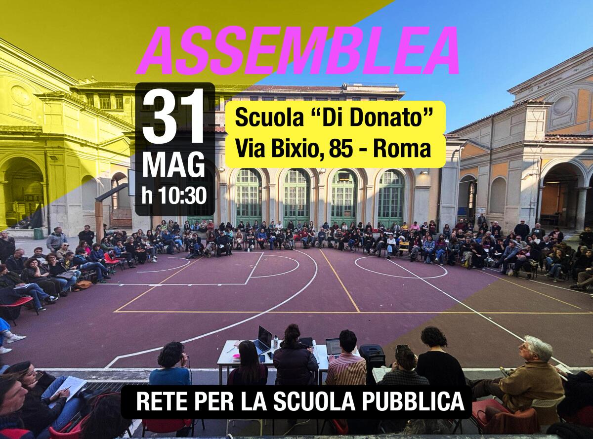 Assemblea della Rete Per La Scuola Pubblica -